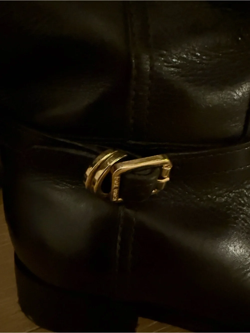 Tory Burch Riding Boots With Gold Logo